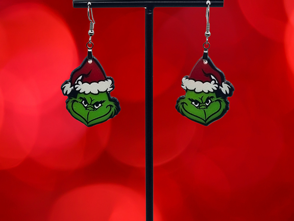 Grinch kerstcollectie oorbellen