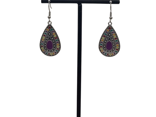 Vrolijke kleur oorbellen 2