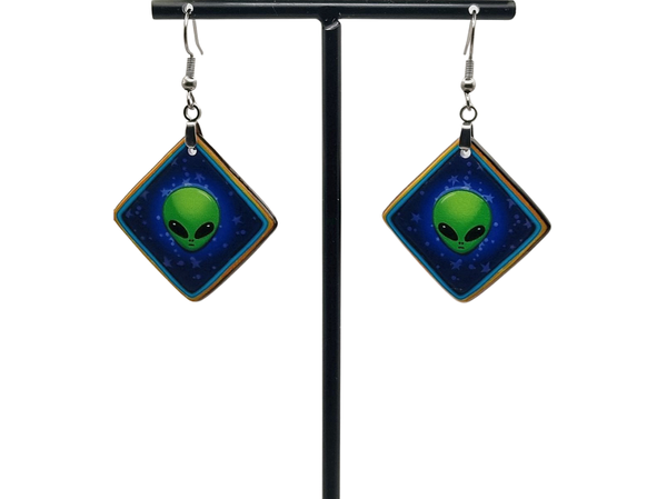 Alien oorbellen