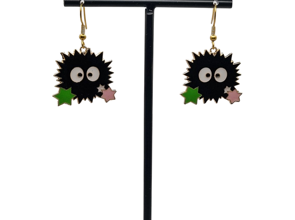 Soot Sprite oorbellen