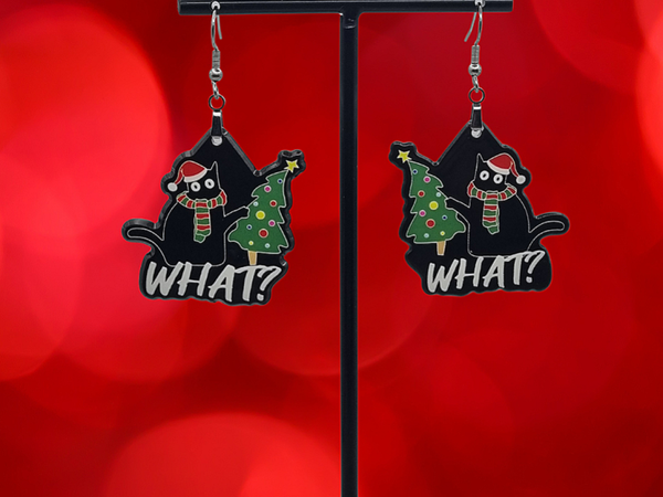 What? kerstcollectie oorbellen