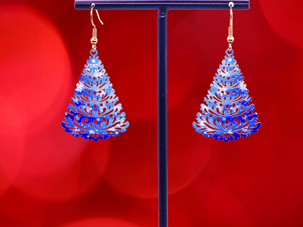 Kerstboom kerstcollectie oorbellen