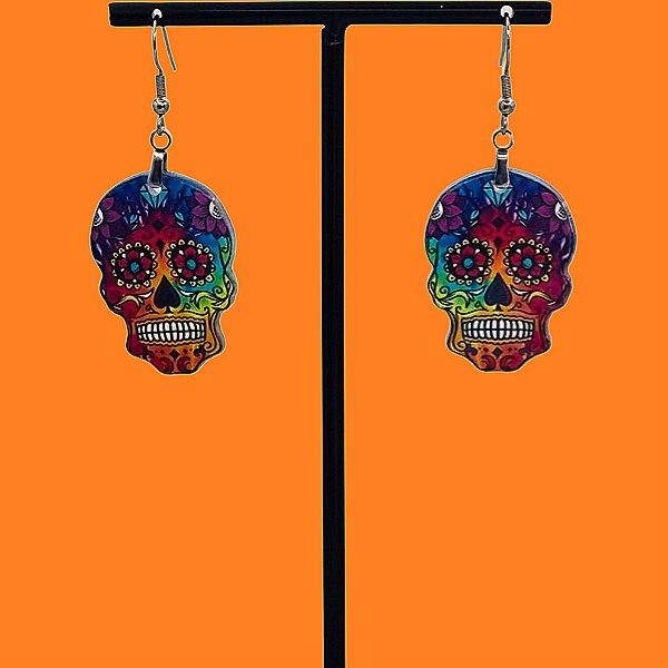 Halloweencollectie: Schedel oorbellen