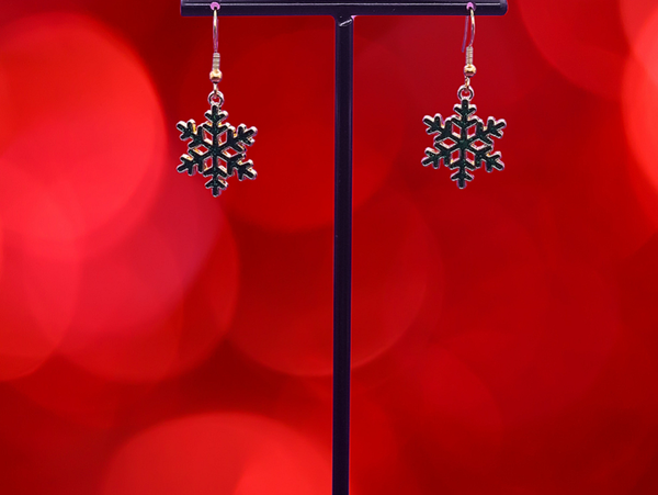 Groene ster kerstcollectie oorbellen