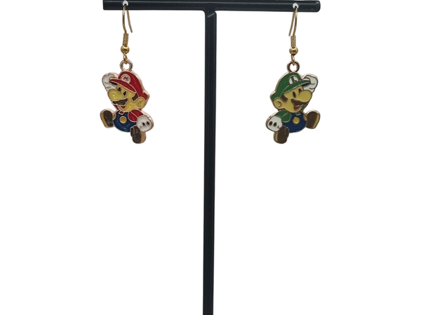 Mario en Luigi oorbellen