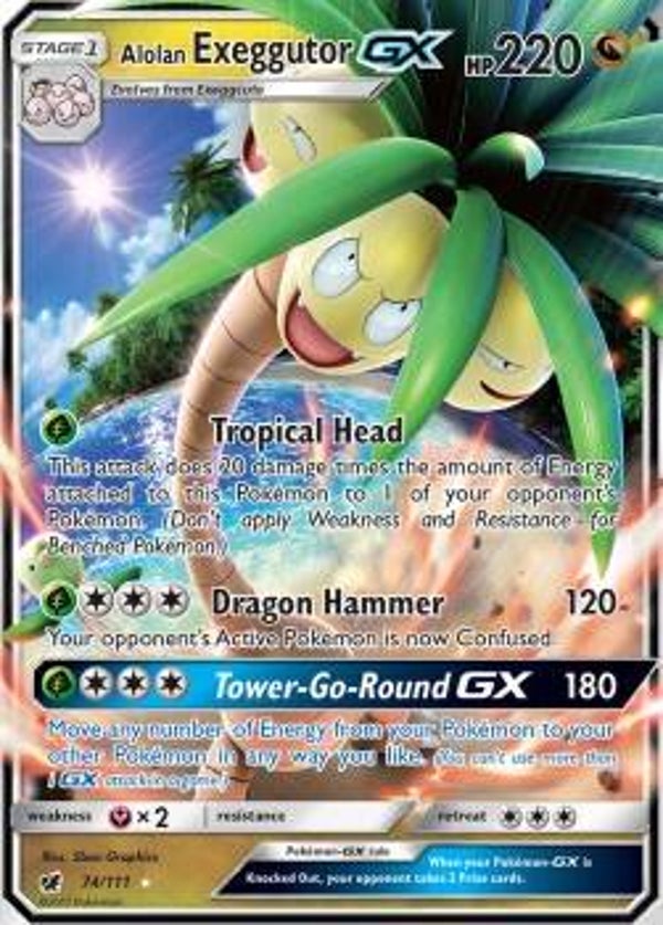 Alolan Exeggutor GX (CIN 74)