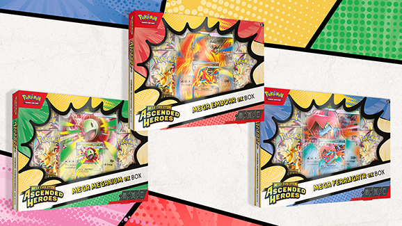 Ascended Heroes Mega Evolution Box Feraligatr/Emboar/Meganium