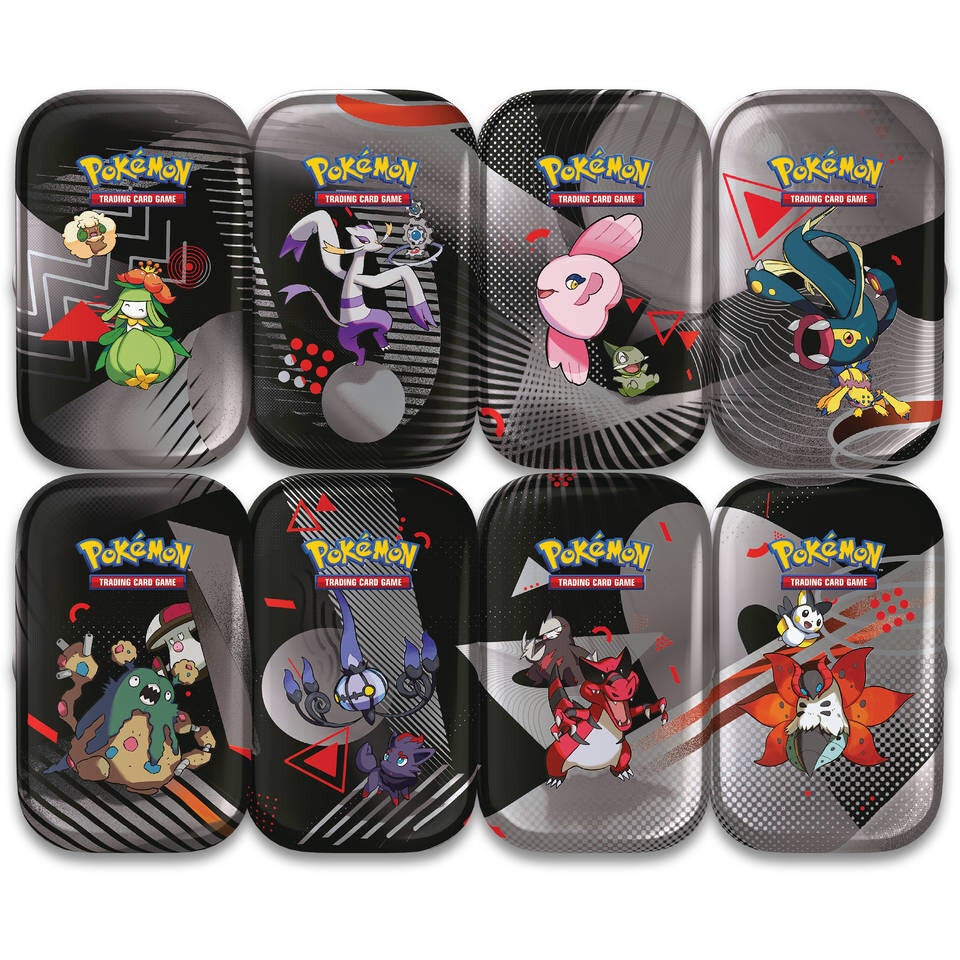 Pokemon Scarlet & Violet Black Bolt en White Flare Mini Tins (willekeurig)