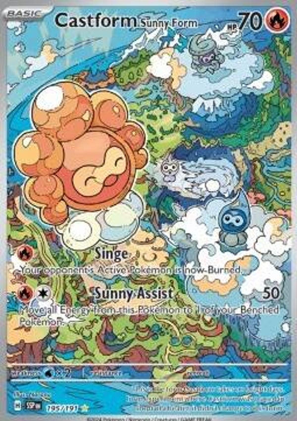 Castform Sunny Form (SSP 195)