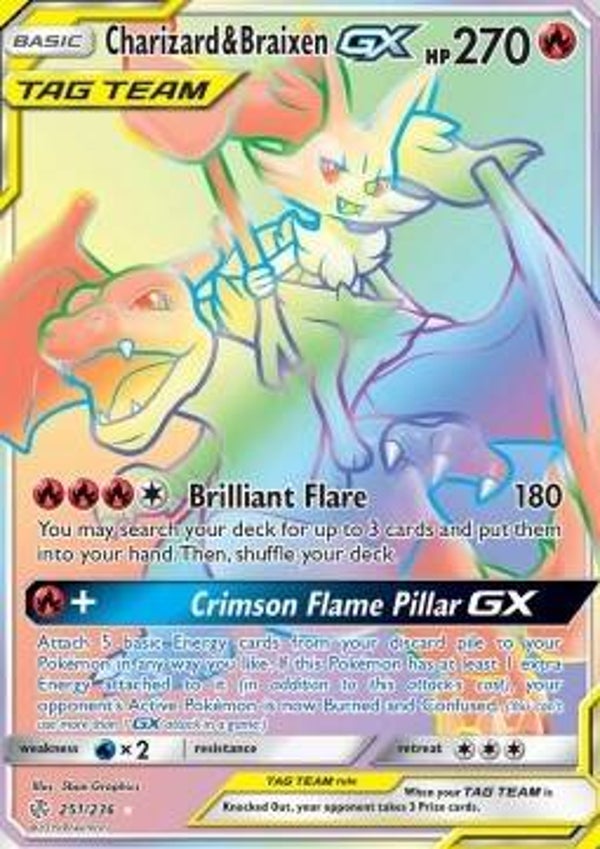 Charizard & Braixen GX (CEC 251)