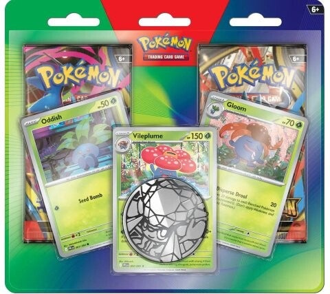 Enhanced 2-Pack Blister – Oddish, Gloom & Vileplume