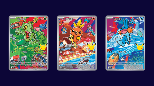 First Partner Gen 3 setje (Mudkip, Torchic, Treecko)