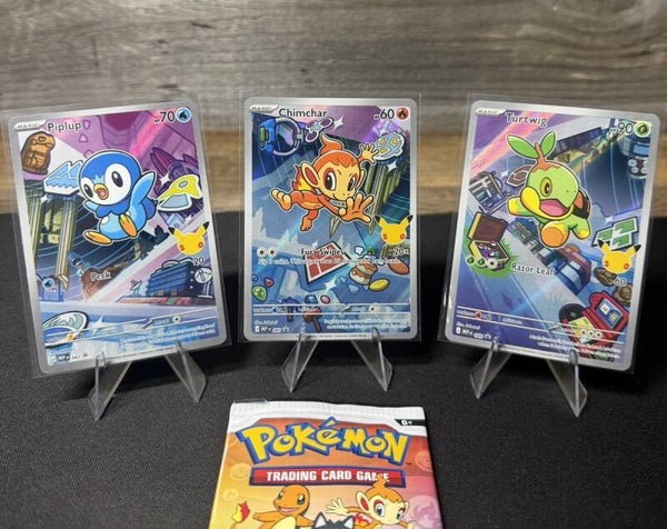 First Partner - Generation 4 (Piplup, Turtwig, Chimchar) set