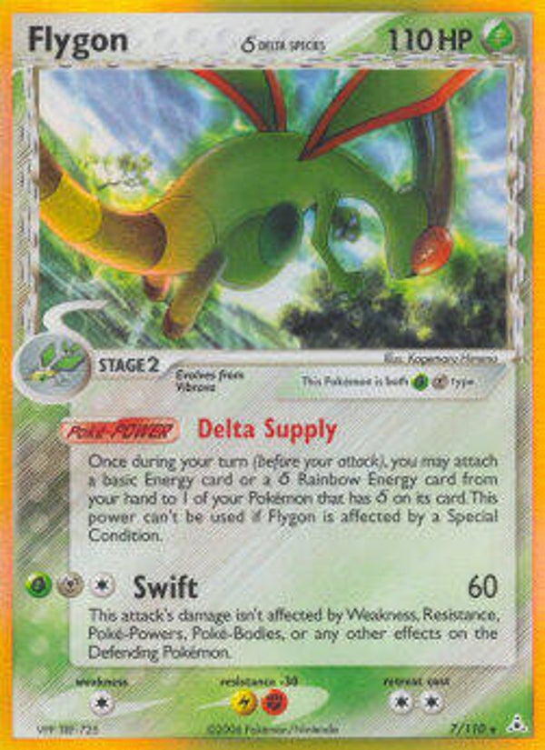 Flygon δ Delta Species (HP 7, Holo, Excl)