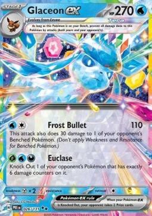 Glaceon ex (PRE 026)