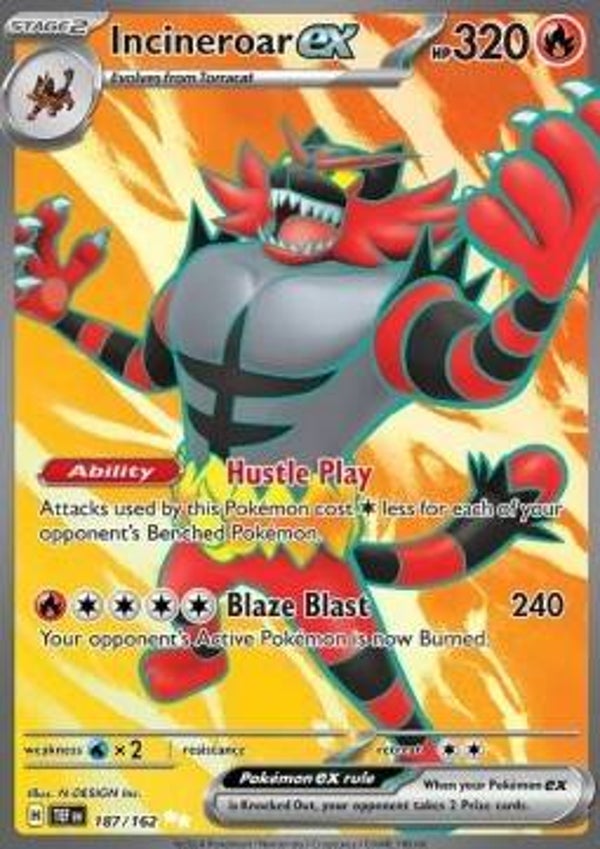 Incineroar ex (TEF 187)