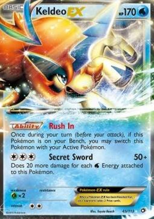 Keldeo EX (LTR 45)