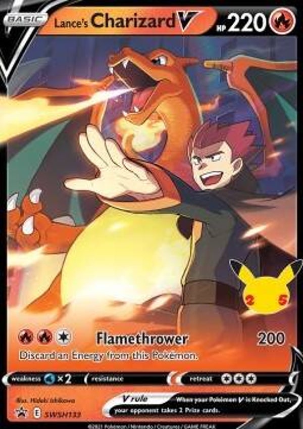 Lance's Charizard V (SWSH 133)