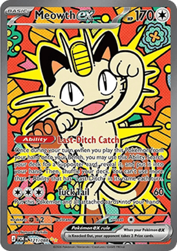 Meowth ex (POR 121)