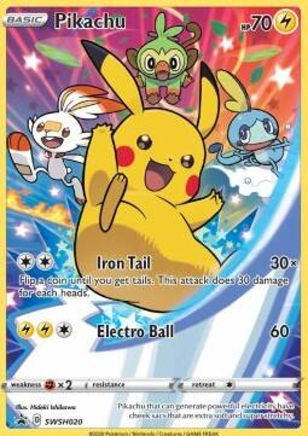 Pikachu (SWSH 020, LP/GO)