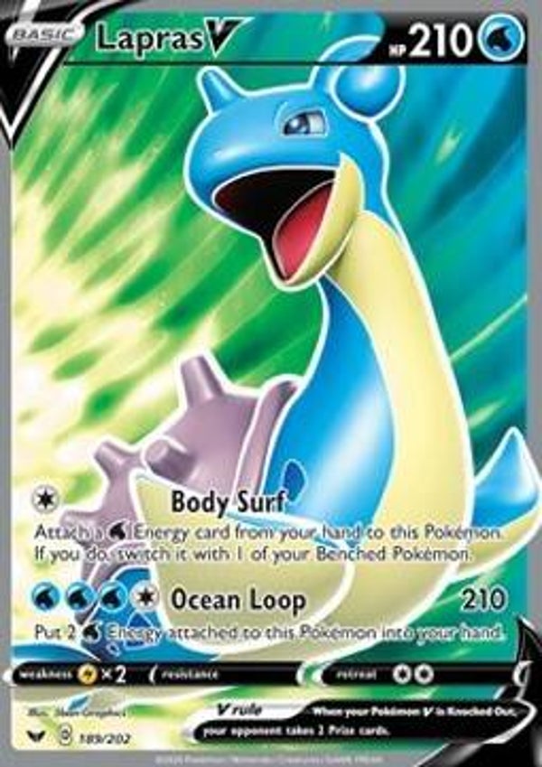 Lapras V (SSH 189)