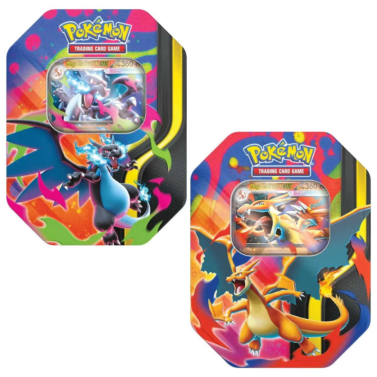 Mega Charizard X en Y ex Tin