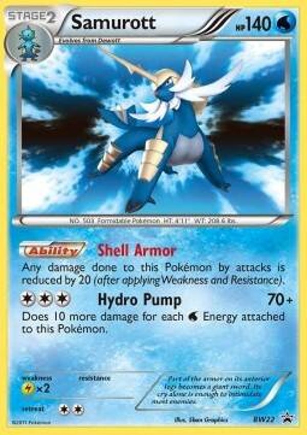 Samurott (BW 22) Good