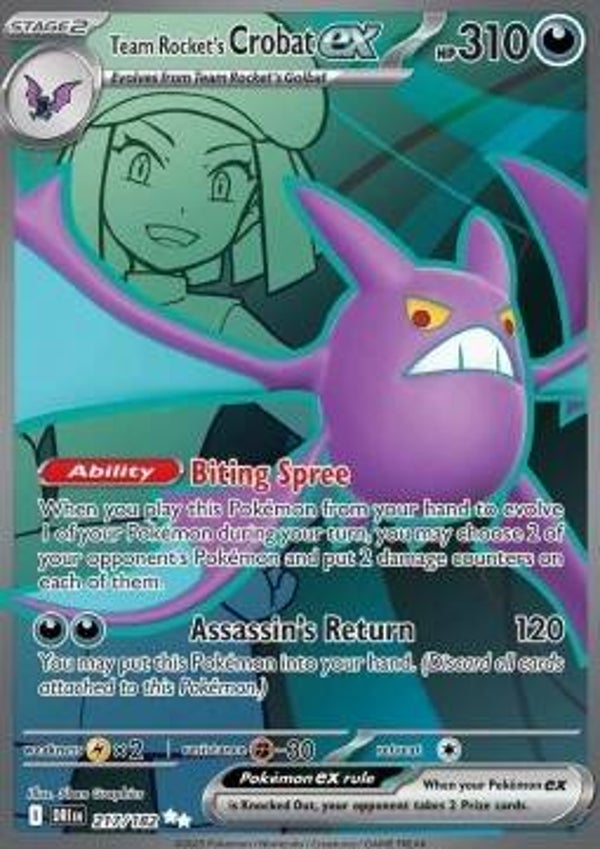 Team Rocket's Crobat ex (DRI 217)