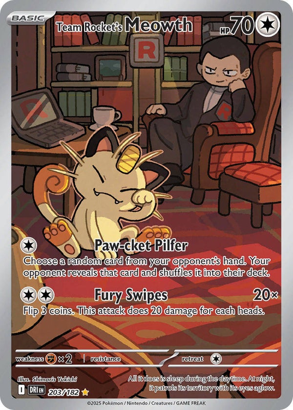Team Rocket's Meowth (DRI 203)