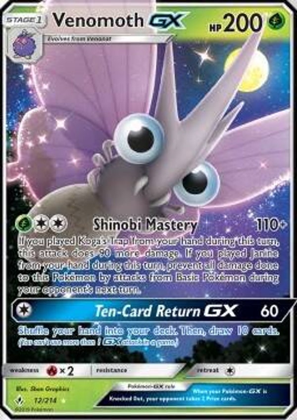 Venomoth GX (UNB 12)