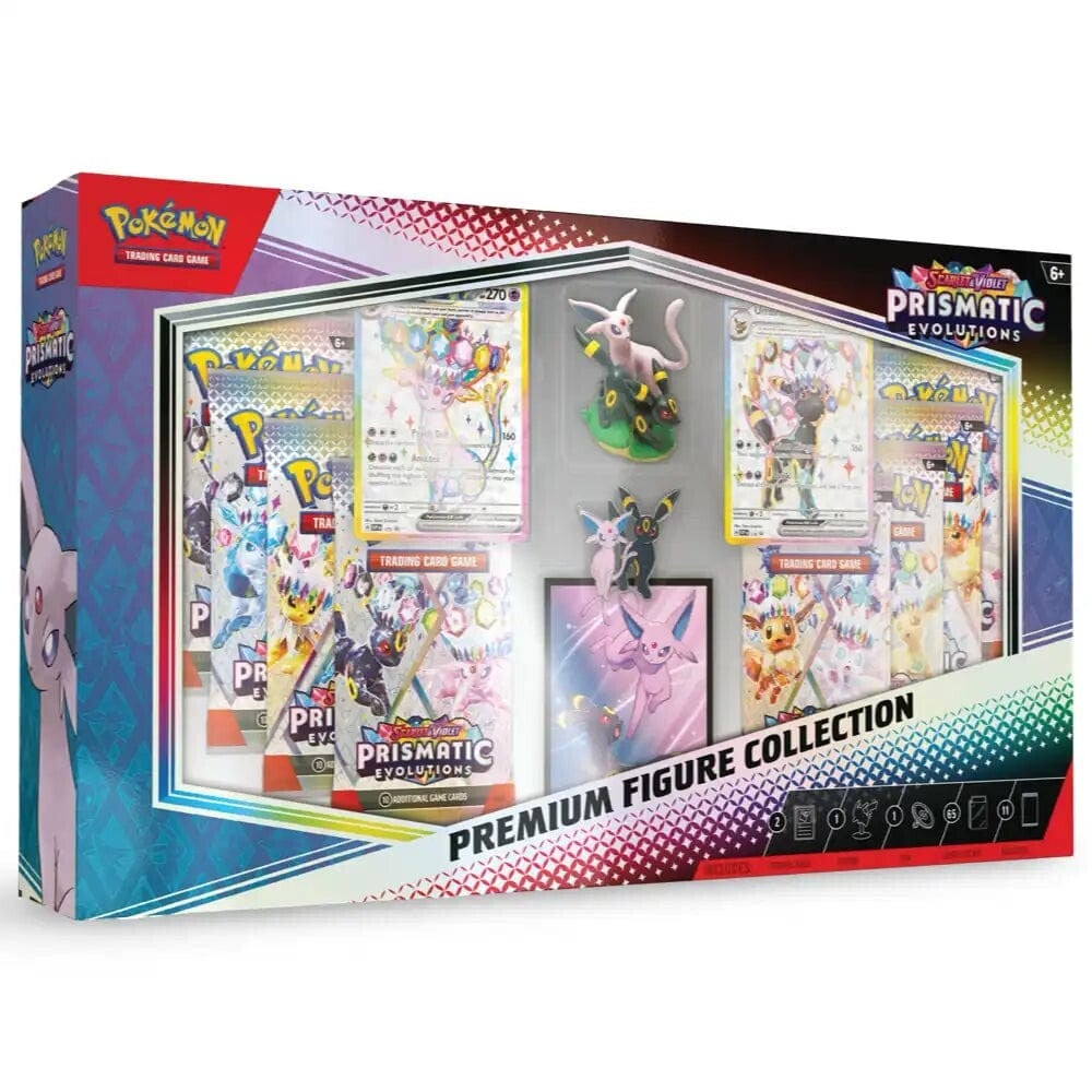 Pokemon Scarlet & Violet Prismatic Evolutions Premium Figure Collection Box