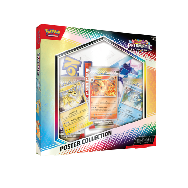 Pokemon TCG Scarlet & Violet Prismatic Evolutions Poster Collection