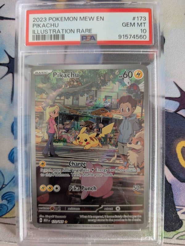 Pikachu (MEW 173) - PSA 10 Gem Mint (Cert: 91574560)