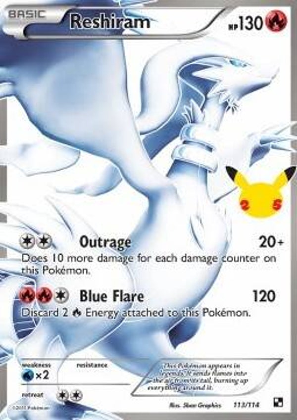 Reshiram (CEL BLW 113) PSA 9