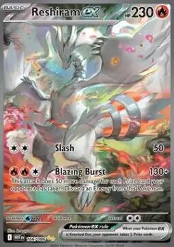 Reshiram ex (WHT 166) PSA 10