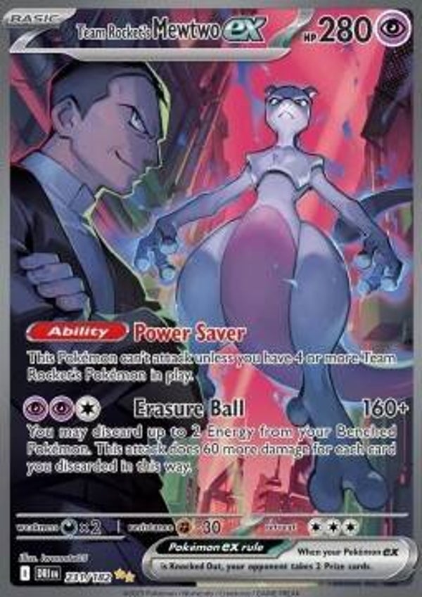 Team Rocket's Mewtwo ex (DRI 231)