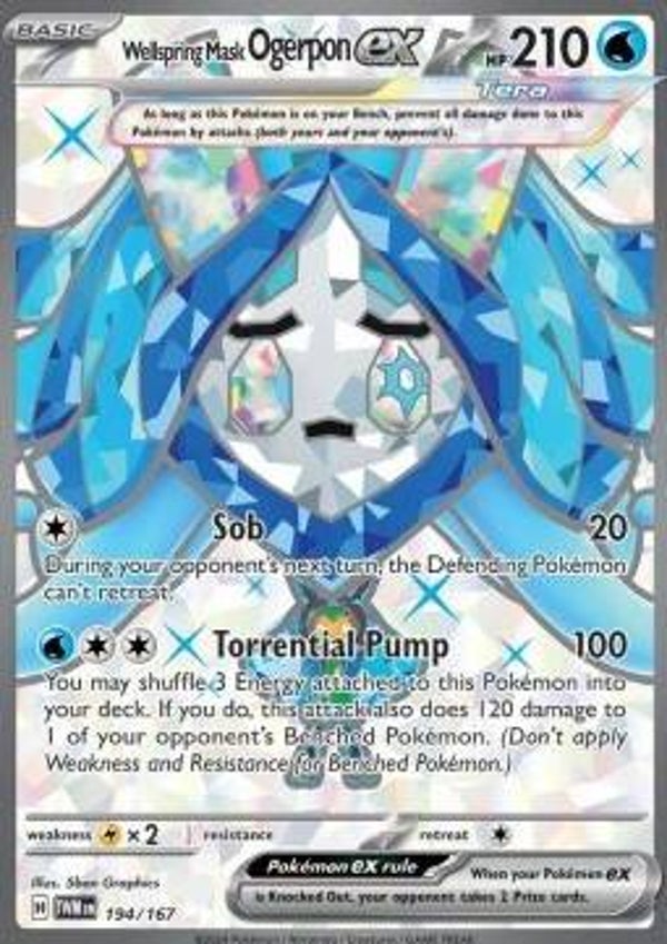Wellspring Mask Ogerpon ex (TWM 194)