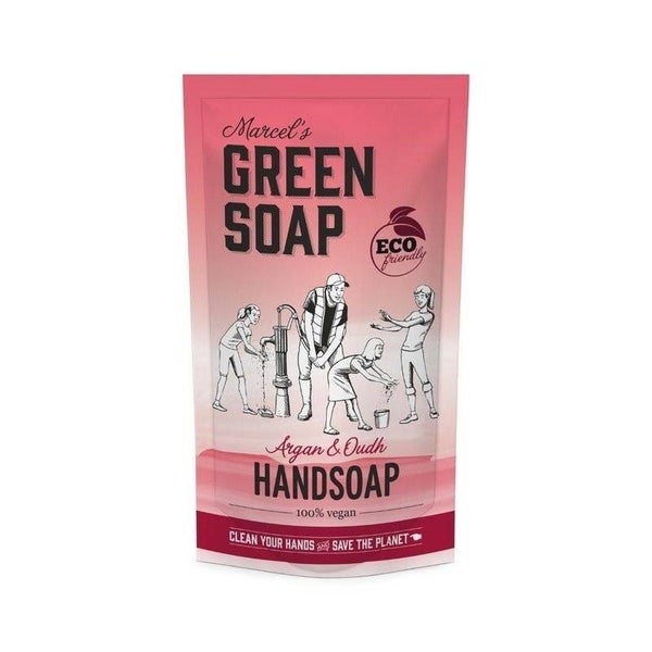 Marcel's Green Soap handzeep navul stazak Argan & Oudh (500ml)