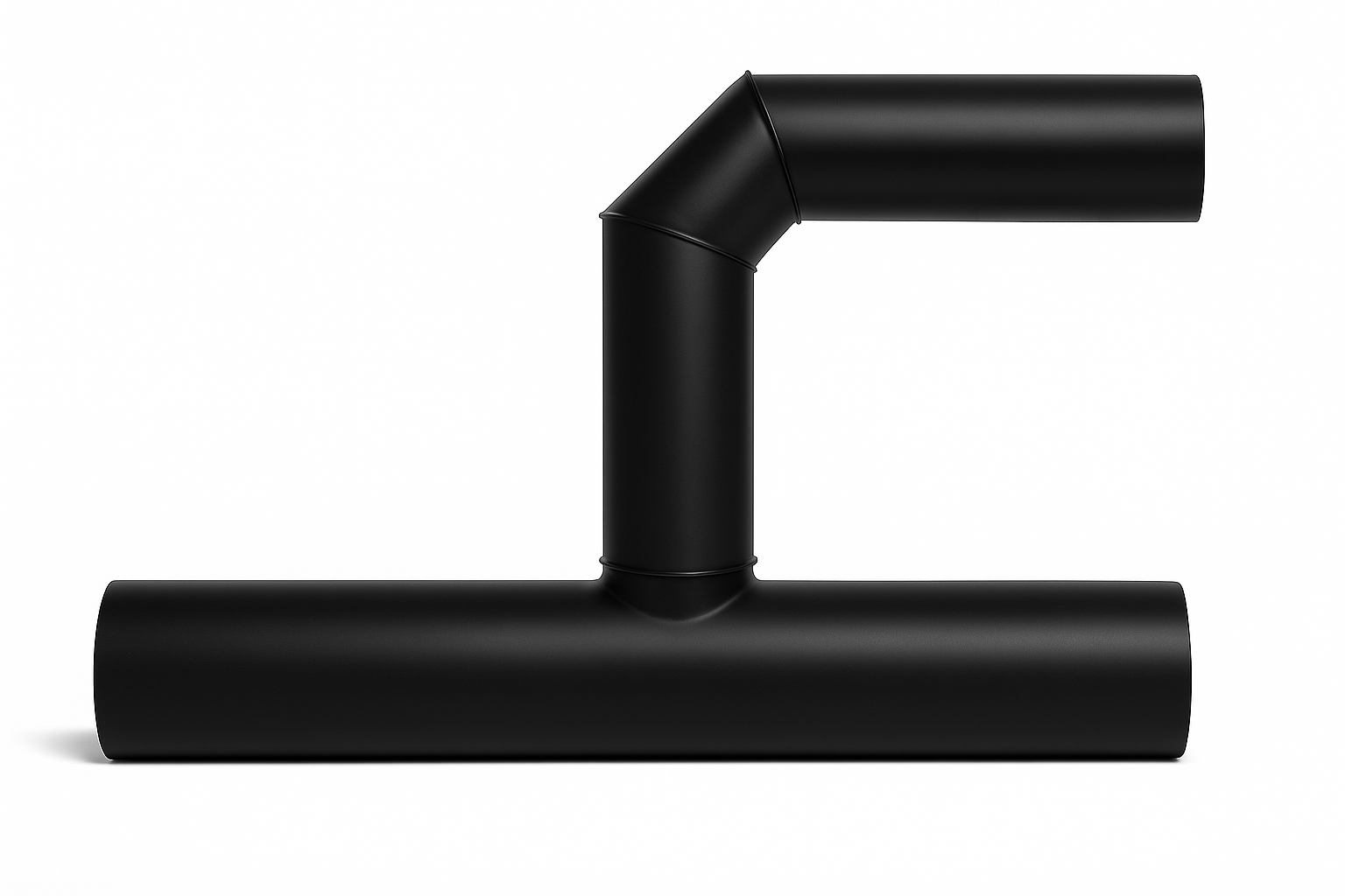 Trójnik segmentowy równoległy do preizolacji ciepłowniczych