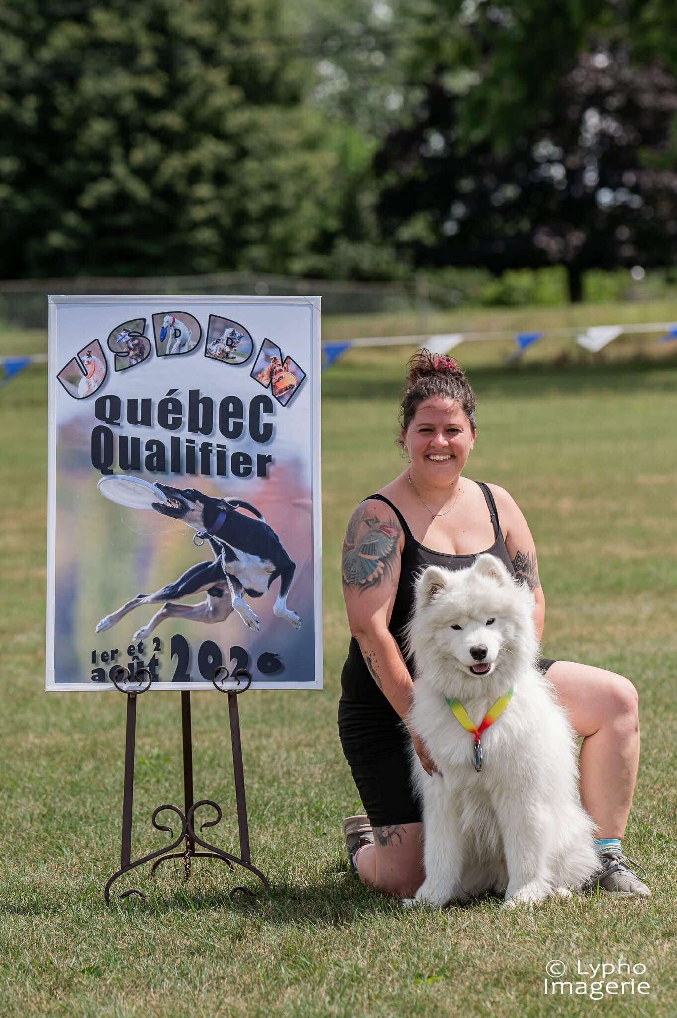 disc dog, samoyede frisbee, usddn2026