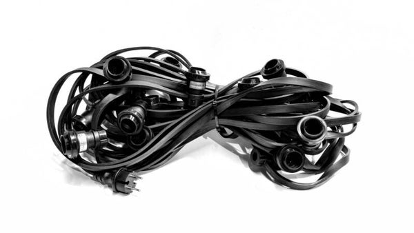 Prikkabel  25 m.  50 fittingen