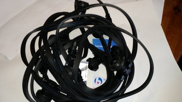 Prikkabel  5 m.  10  fittingen