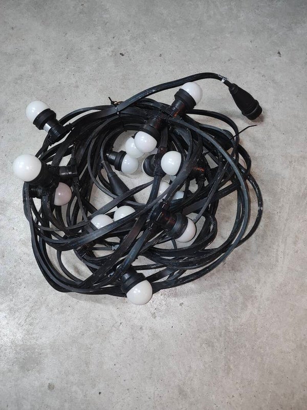 2e kans Prikkabel 20 m. , 20 lampen