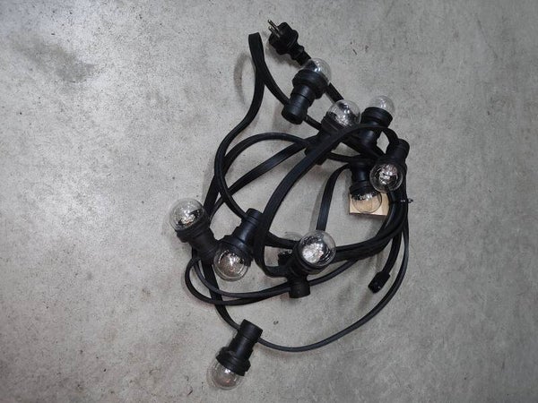 2e kans Prikkabel  5 m. met 10 lampen