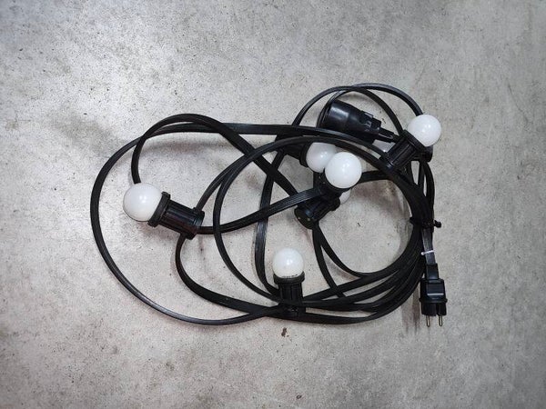 2e kans Prikkabel   6 m. met 7 lampen