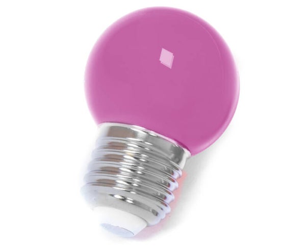 Roze ledlamp voor prikkabel
