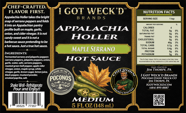Appalachia Holler - Maple Serrano Hot Sauce