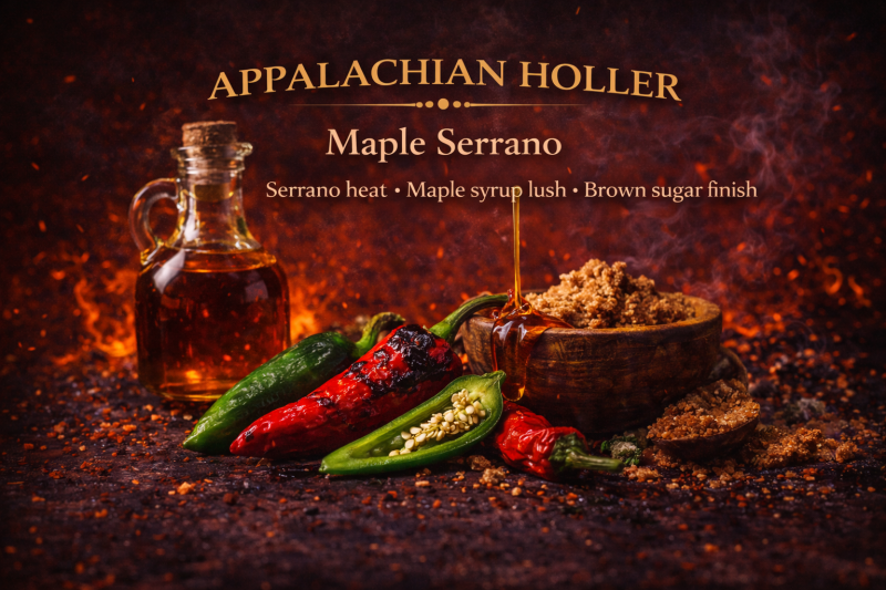 Appalachia Holler — Maple Serrano Hot Sauce