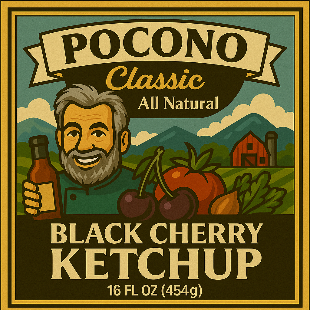 Pocono Black Cherry Maple Ketchup