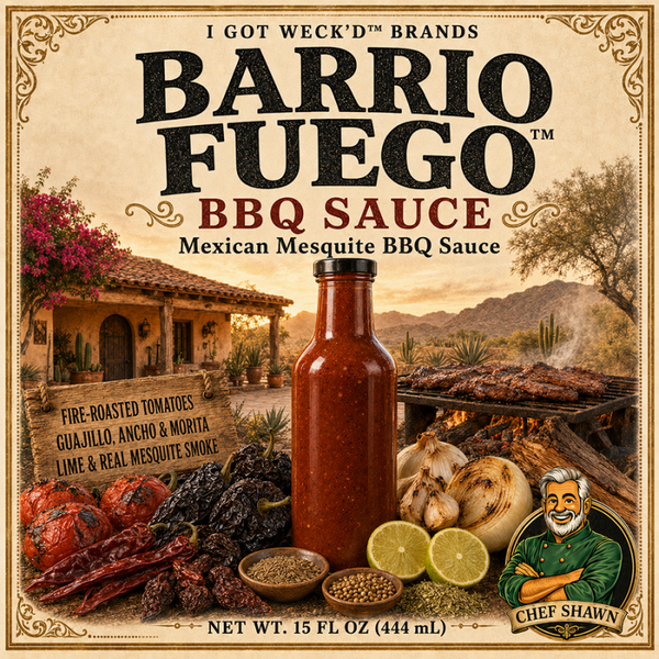 Barrio Fuego(TM) - Mexican Mesquite BBQ Sauce